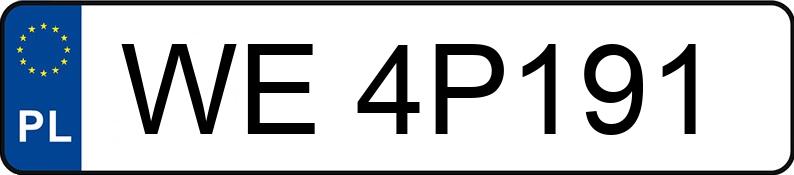 Numer rejestracyjny WE 4P191 posiada RENAULT ARKANA E-TECH - WE4P191