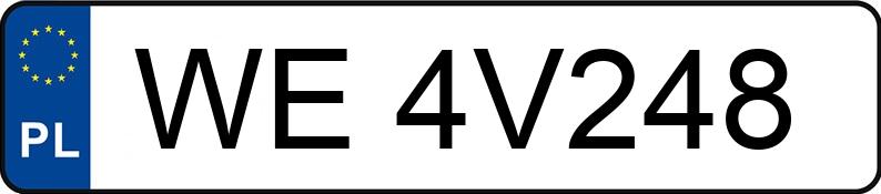 Numer rejestracyjny WE 4V248 posiada SKODA SCALA - WE4V248 Numer rejestracyjny WE 4V248 posiada SKODA SCALA - WE4V248