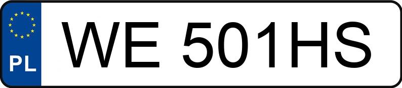 Numer rejestracyjny WE 501HS posiada CITROEN C5 1.8 16V MR`01 E3 X Control+ - WE501HS