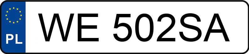 Numer rejestracyjny WE 502SA posiada IVECO 35C15 - WE502SA