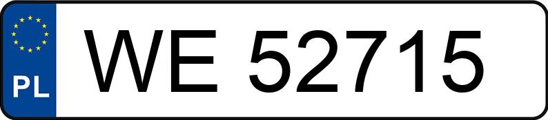 Numer rejestracyjny WE 52715 posiada TOYOTA Corolla 2.0 Diesel MR`02 E3 Sol - WE52715