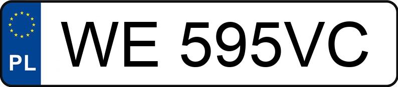 Numer rejestracyjny WE 595VC posiada AUDI A6 LIMOUSINE - WE595VC