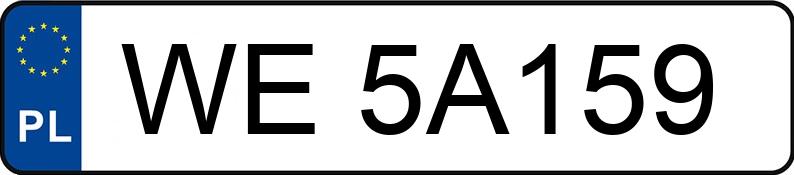 Numer rejestracyjny WE 5A159 posiada RENAULT EXPRESS - WE5A159 Numer rejestracyjny WE 5A159 posiada RENAULT EXPRESS - WE5A159