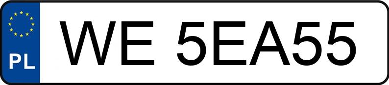 Numer rejestracyjny WE 5EA55 posiada PORSCHE CAYENNE S - WE5EA55 Numer rejestracyjny WE 5EA55 posiada PORSCHE CAYENNE S - WE5EA55