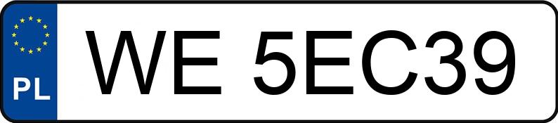 Numer rejestracyjny WE 5EC39 posiada BMW X5 MR`23 E6d G05 xDrive40i Step - WE5EC39 Numer rejestracyjny WE 5EC39 posiada BMW X5 MR`23 E6d G05 xDrive40i Step - WE5EC39