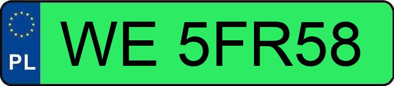 Numer rejestracyjny WE 5FR58 posiada HYUNDAI Kona Electric MR`24 Platinum 65kWh - WE5FR58 Numer rejestracyjny WE 5FR58 posiada HYUNDAI Kona Electric MR`24 Platinum 65kWh - WE5FR58