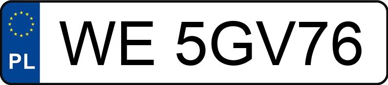 Numer rejestracyjny WE 5GV76 posiada DACIA BIGSTER - WE5GV76