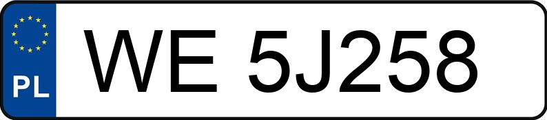 Numer rejestracyjny WE 5J258 posiada RENAULT/TENSA MASTER VB - WE5J258 Numer rejestracyjny WE 5J258 posiada RENAULT/TENSA MASTER VB - WE5J258