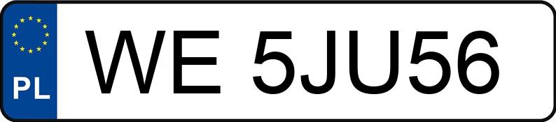 Numer rejestracyjny WE 5JU56 posiada RENAULT/PARTNER MASTER RDB/NPZ - WE5JU56