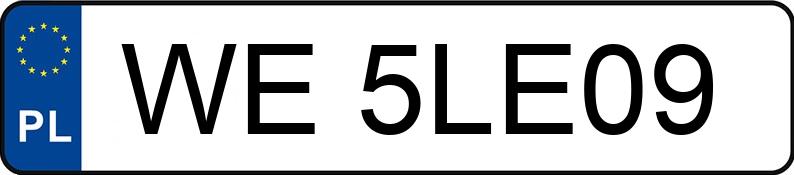Numer rejestracyjny WE 5LE09 posiada LAND ROVER Range Rover Evoque 2.0 Diesel MHEV MR`24 E6d Hoxton Edition - WE5LE09