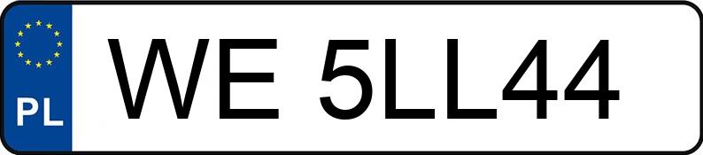 Numer rejestracyjny WE 5LL44 posiada TOYOTA Yaris Cross 1.5 Hybrid Dynamic Force MR`21 E6AP Style 130 FWD e-CVT - WE5LL44
