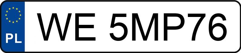 El número de registro WE 5MP76 tiene SKODA Superb IV 1.5 Mild Hybrid MR`24 E6d Sportline - WE5MP76
