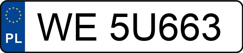 Numer rejestracyjny WE 5U663 posiada VOLKSWAGEN Golf VIII 2.0 TSI MR`20 E6d Style DSG - WE5U663