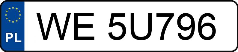 Numer rejestracyjny WE 5U796 posiada BMW X3 XDRIVE20I - WE5U796 Numer rejestracyjny WE 5U796 posiada BMW X3 XDRIVE20I - WE5U796