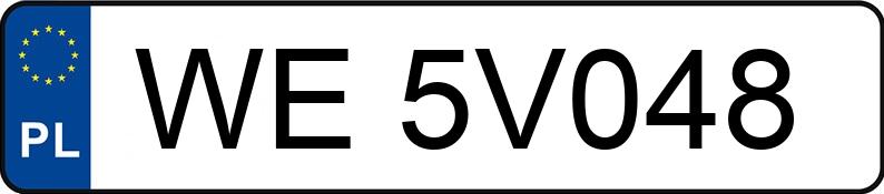 Numer rejestracyjny WE 5V048 posiada DACIA DUSTER - WE5V048 Numer rejestracyjny WE 5V048 posiada DACIA DUSTER - WE5V048