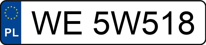 Numer rejestracyjny WE 5W518 posiada BMW X5 XDRIVE30D - WE5W518 Numer rejestracyjny WE 5W518 posiada BMW X5 XDRIVE30D - WE5W518