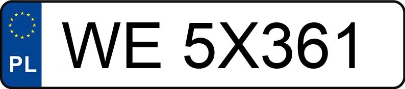 Numer rejestracyjny WE 5X361 posiada BMW M235I XDRIVE - WE5X361 Numer rejestracyjny WE 5X361 posiada BMW M235I XDRIVE - WE5X361