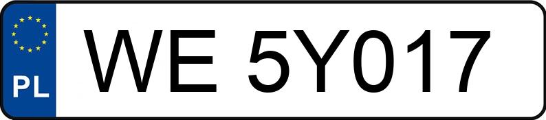 Numer rejestracyjny WE 5Y017 posiada AUDI A3 Sportback 30 TDi MR`20 E6d 8Y A3 Sportback 30 TDi MR`20 E6d 8Y - WE5Y017