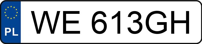 Numer rejestracyjny WE 613GH posiada CITROEN C4 - WE613GH