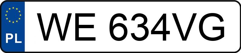 Numer rejestracyjny WE 634VG posiada BMW 520D XDRIVE - WE634VG