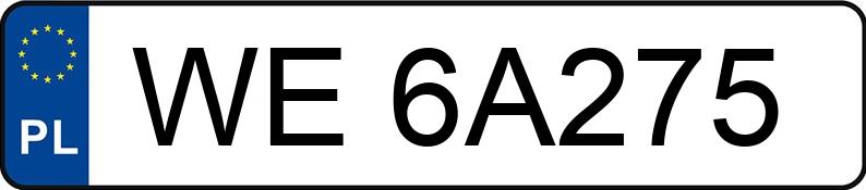 Numer rejestracyjny WE 6A275 posiada BMW 318I - WE6A275 Numer rejestracyjny WE 6A275 posiada BMW 318I - WE6A275