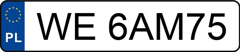 Numer rejestracyjny WE 6AM75 posiada SKODA Superb III 1.5 TSI MR`20 E6d Style DSG - WE6AM75