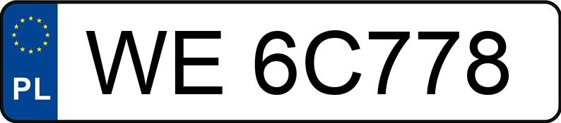 Numer rejestracyjny WE 6C778 posiada TOYOTA Camry Hybrid MR`18 E6d Comfort - WE6C778 Numer rejestracyjny WE 6C778 posiada TOYOTA Camry Hybrid MR`18 E6d Comfort - WE6C778