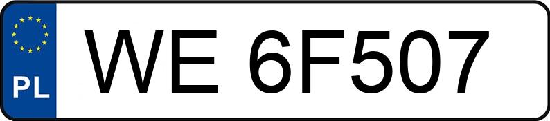Numer rejestracyjny WE 6F507 posiada KIA Sportage 1.6 T-GDI MR`22 E6d L - WE6F507 Numer rejestracyjny WE 6F507 posiada KIA Sportage 1.6 T-GDI MR`22 E6d L - WE6F507