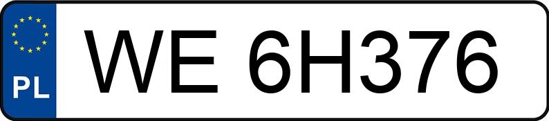 Numer rejestracyjny WE 6H376 posiada TOYOTA COROLLA VERSO - WE6H376 Numer rejestracyjny WE 6H376 posiada TOYOTA COROLLA VERSO - WE6H376