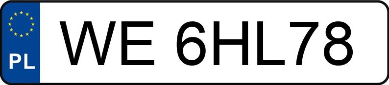Numer rejestracyjny WE 6HL78 posiada KIA CEED - WE6HL78 Numer rejestracyjny WE 6HL78 posiada KIA CEED - WE6HL78
