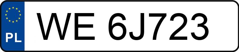 Numer rejestracyjny WE 6J723 posiada VOLVO FH VTA3T - WE6J723 Numer rejestracyjny WE 6J723 posiada VOLVO FH VTA3T - WE6J723