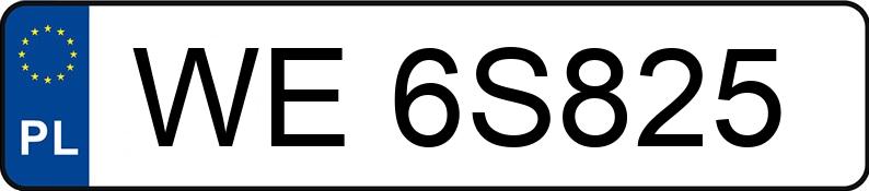 Numer rejestracyjny WE 6S825 posiada AUDI A6 LIMOUSINE - WE6S825 Numer rejestracyjny WE 6S825 posiada AUDI A6 LIMOUSINE - WE6S825