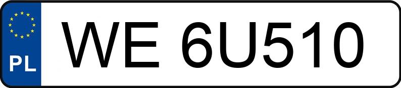 Numer rejestracyjny WE 6U510 posiada KIA SPORTAGE - WE6U510