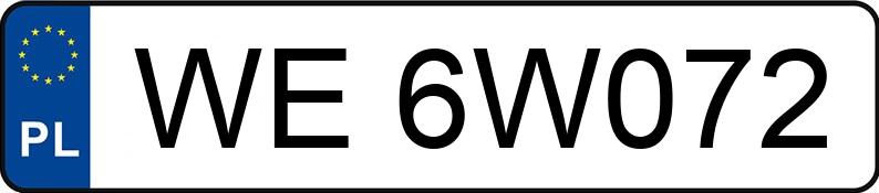 Numer rejestracyjny WE 6W072 posiada BMW 320D XDRIVE - WE6W072 Numer rejestracyjny WE 6W072 posiada BMW 320D XDRIVE - WE6W072