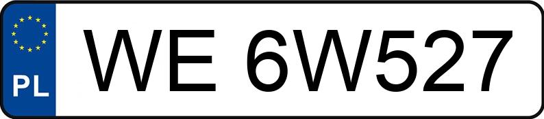 Numer rejestracyjny WE 6W527 posiada KIA PROCEED - WE6W527