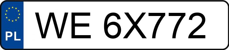 Numer rejestracyjny WE 6X772 posiada SKODA SUPERB - WE6X772 Numer rejestracyjny WE 6X772 posiada SKODA SUPERB - WE6X772