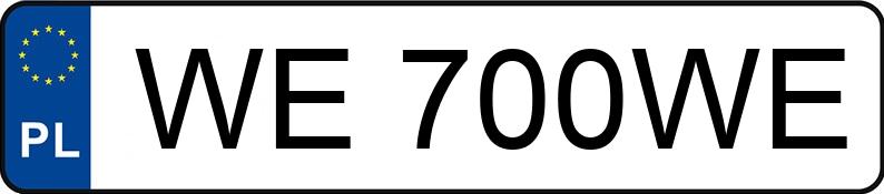 Numer rejestracyjny WE 700WE  posiada MERCEDES-BENZ C 180 MR`14 E6 205 C 180 MR`14 E6 205 - WE700WE
