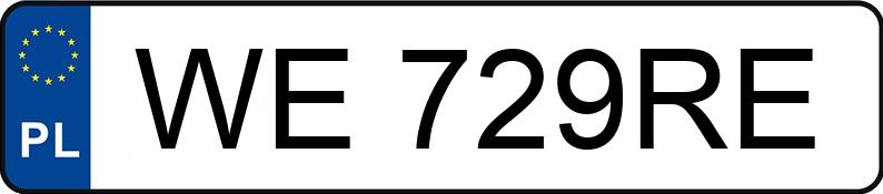 Numer rejestracyjny WE 729RE posiada TOYOTA RAV4 - WE729RE Numer rejestracyjny WE 729RE posiada TOYOTA RAV4 - WE729RE