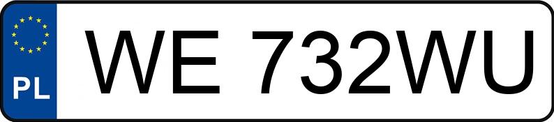 Numer rejestracyjny WE 732WU posiada VOLVO XC60 - WE732WU