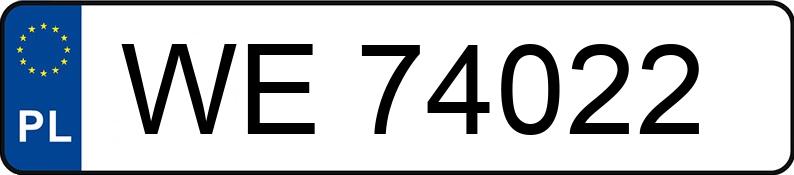 Numer rejestracyjny WE 74022 posiada VOLVO V40 2.0T - WE74022 Numer rejestracyjny WE 74022 posiada VOLVO V40 2.0T - WE74022