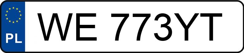 Numer rejestracyjny WE 773YT posiada TOYOTA COROLLA - WE773YT Numer rejestracyjny WE 773YT posiada TOYOTA COROLLA - WE773YT