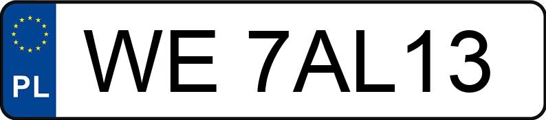 Numer rejestracyjny WE 7AL13 posiada FIAT Punto Punto 1.7 TD S - WE7AL13 Numer rejestracyjny WE 7AL13 posiada FIAT Punto Punto 1.7 TD S - WE7AL13