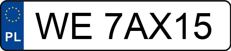 Numer rejestracyjny WE 7AX15 posiada MERCEDES-BENZ GLA 200 MR`23 E6d H247 GLA 200 MR`23 E6d H247 - WE7AX15