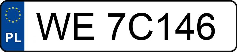 Numer rejestracyjny WE 7C146 posiada VOLKSWAGEN Golf VIII Variant 1.5 TSI MR`20 E6d Style - WE7C146