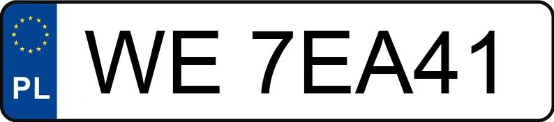 Numer rejestracyjny WE 7EA41 posiada HYUNDAI BAYON - WE7EA41