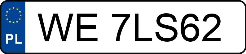 Numer rejestracyjny WE 7LS62 posiada BMW 520 Diesel MR`23 E6d/e G60 xDrive Steptronic - WE7LS62