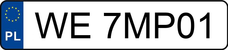 Numer rejestracyjny WE 7MP01 posiada BMW 330i MR`22 E6d/e G20 xDrive Steptronic - WE7MP01