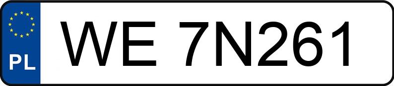 Numer rejestracyjny WE 7N261 posiada BMW 318 Touring Diesel MR`19 E6d G21 318 Touring Diesel MR`19 E6d G21 - WE7N261