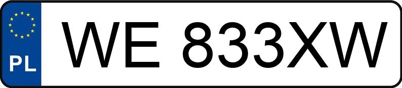 Numer rejestracyjny WE 833XW posiada CHRYSLER 300C 3.5 - WE833XW Numer rejestracyjny WE 833XW posiada CHRYSLER 300C 3.5 - WE833XW