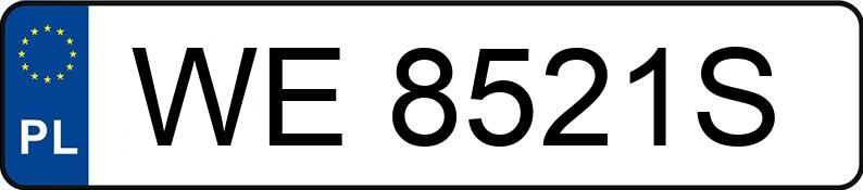 Numer rejestracyjny WE 8521S posiada LANCIA KAPPA 2.4 KAT - WE8521S Numer rejestracyjny WE 8521S posiada LANCIA KAPPA 2.4 KAT - WE8521S